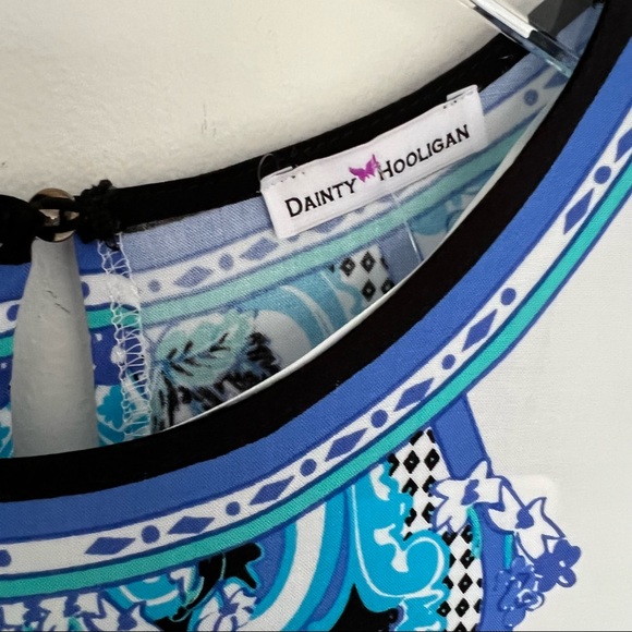 Dainty Hooligan Lost In Love Blue Boho Dress NWT - Size Small - Picture 8 of 9